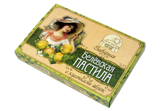 Custard Belyevskaya Pastila w/ Apple Pieces