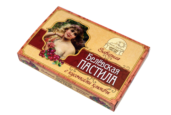 Custard Belyevskaya Pastila w/ Cranberry Pieces