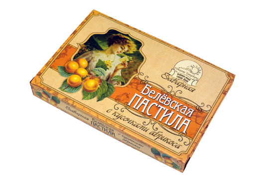 Custard Belyevskaya Pastila w/ Apricot Pieces