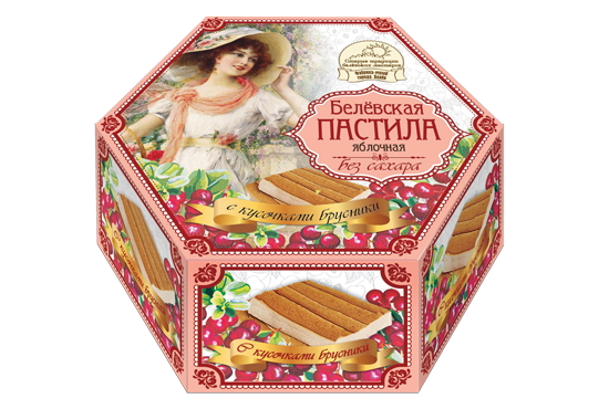 Fluffy Sugar-Free Belyevskaya Pastila w/ Cowberry Pieces